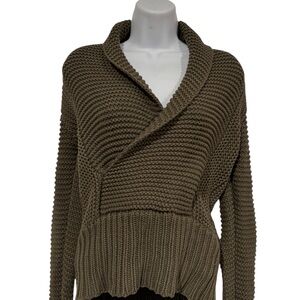 American Eagle Outfitters Olive Cowl Neck Sweater